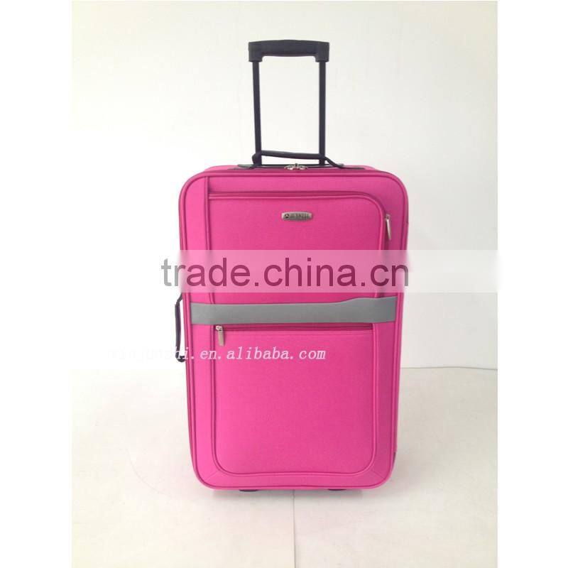 2016 soft trolley luggage with universal wheels