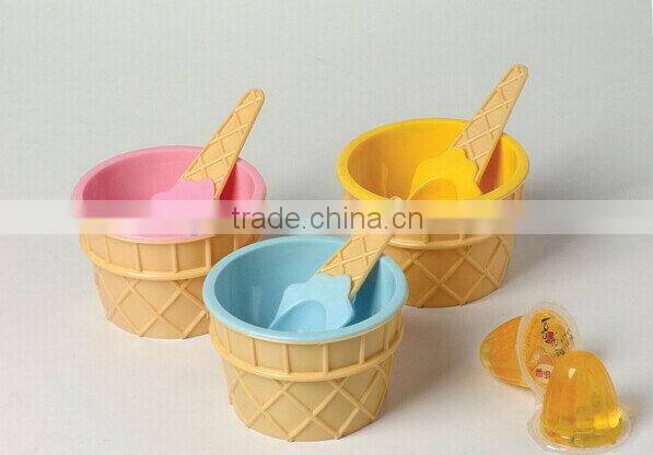 Modern new coming airtight plastic ice cream bowl