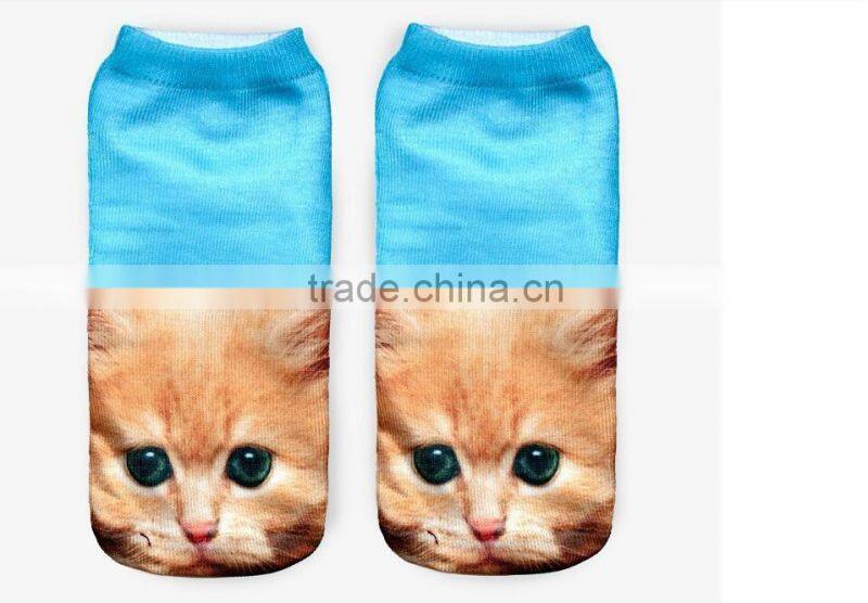 No Show Custom Sublimation Photo Print Socks