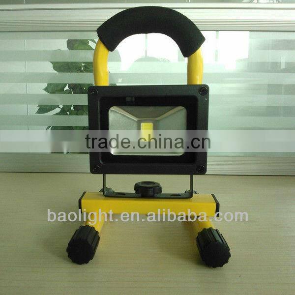 Super bright white 6000k portable led floodlight 20w waterproof