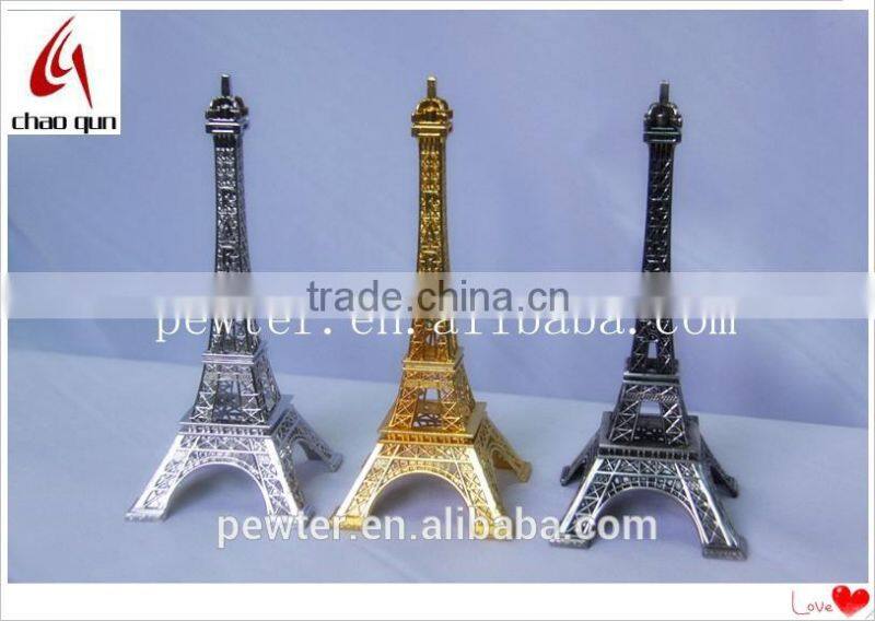 Hot sale metal Eiffel Tower centerpieces