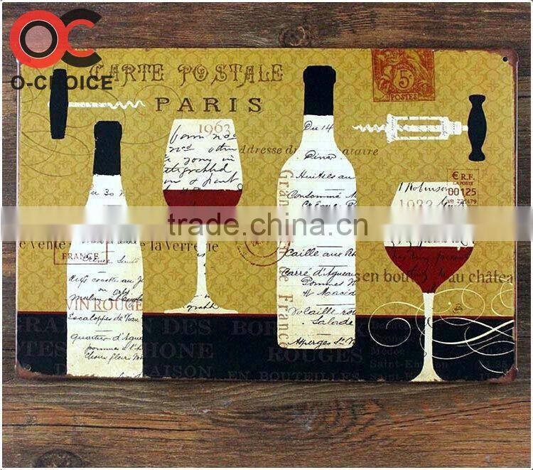 Vintage decorative Tin beer signs