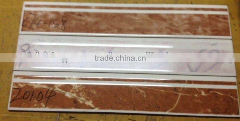 80x450 90x500 red body skirting ceramic tile