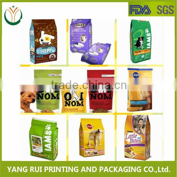 Fashion Design Customized Hot Heavy-Duty Dog Food Packaging Bag