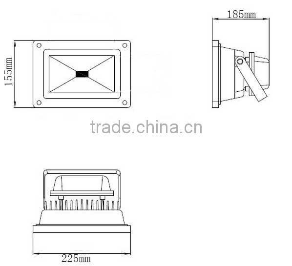 AC 85~265V ip67 LED reflector Flood light 10W 20W 30W 50W lamp luminaria projector LED Floodlight exterior spotlight outdoor