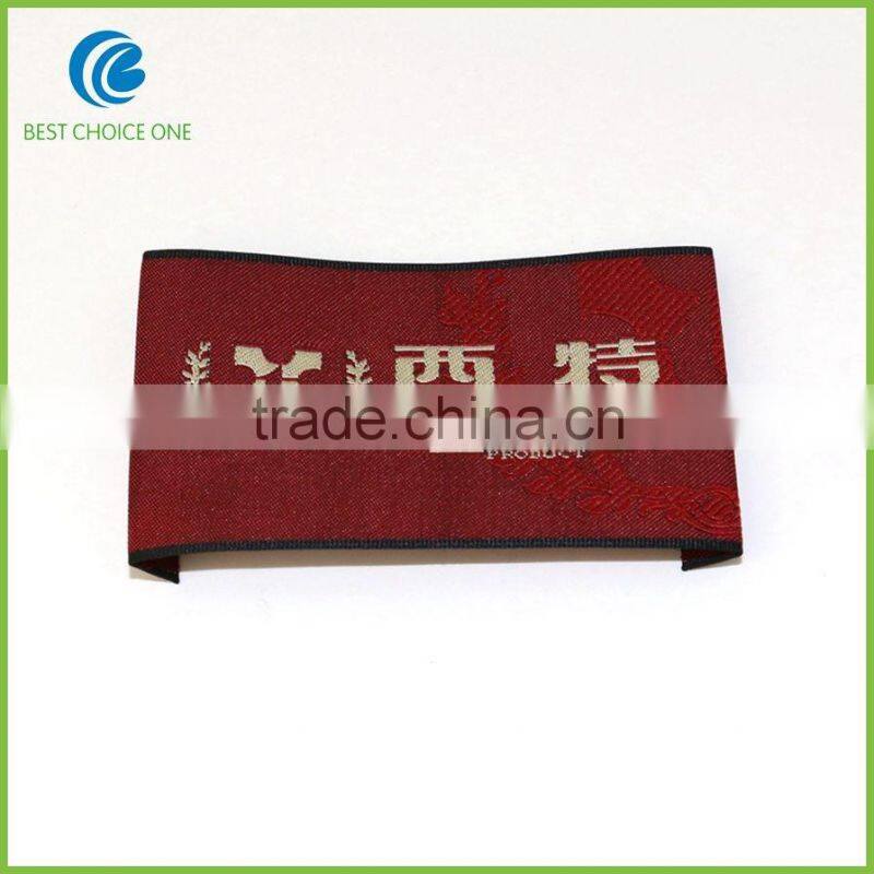 China Customized Brand Name Fabric Cloth Garment Label Woven Cheap Clothing Labels