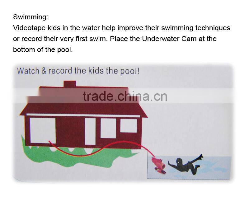 30M(100FT) 1000TVL 12 White Light 7" TFT Color LCD Underwater Fishing Camera Fish Finder Video Camera 30m Cable DVR Recorder