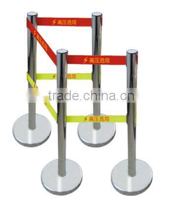 4 Way Attachable Retractable Belt Crowd Control Barrier Security Cordon