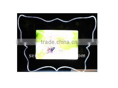 butterfly shape magnetic crystal slim LED light box