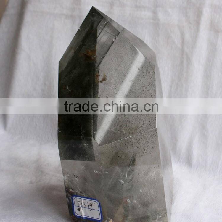 5.05kg Big Green Phantom Obelisk Clear Crystal Decorative Wand for Sale
