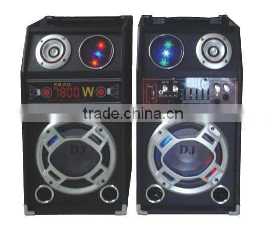 10 inch outdoor stage professional speaker With FM radio