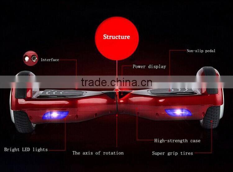 Shenzhen 6.5 inch gyro smart self balancing two wheeler electric scooter