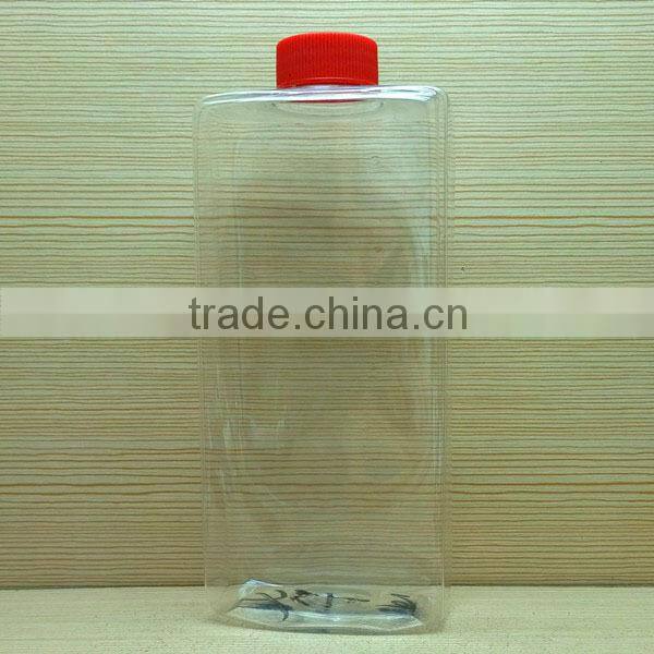 750ml high quality clear plastic bottles with pump for hand sanitizer shampoo hair washing products