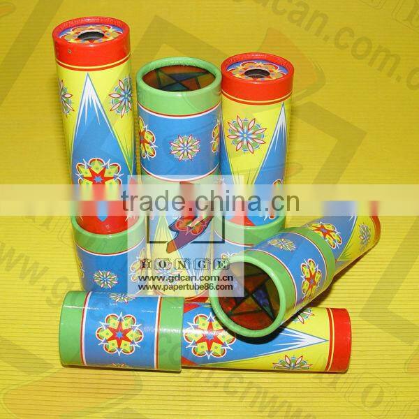 Handmade cardboard two parts luxury kaleidoscopes kraft paper box