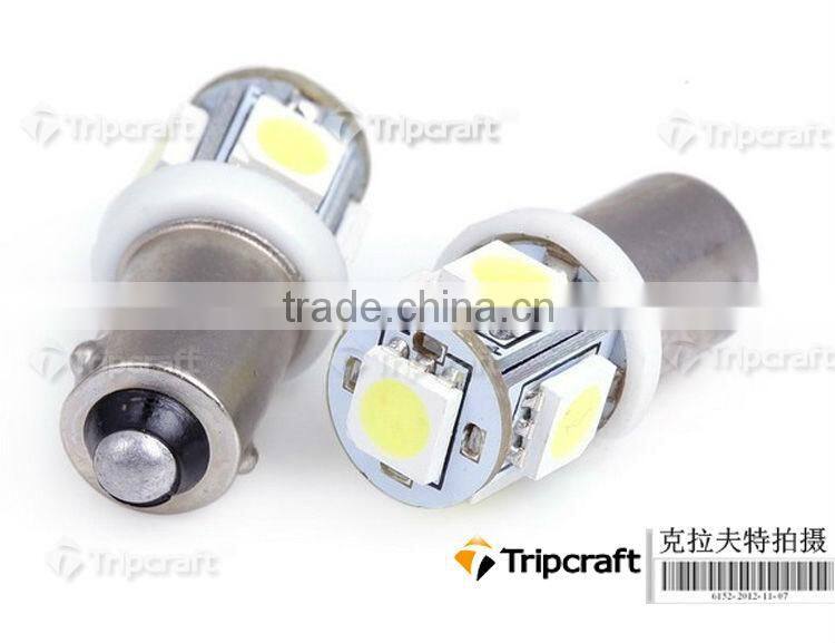 BA9S T11 T4W 5 5SMD 5050 Car LED SMD Indicator White Interior Bulb Lamps W5W