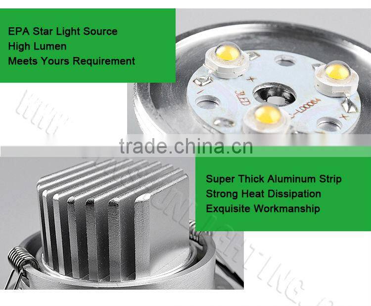 LED down light 3W professional light