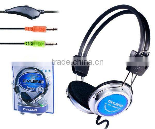 Cheap Retractable Headphone with Double Connectors