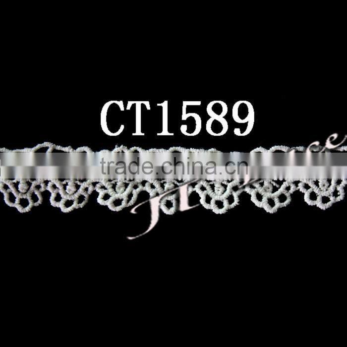 cheap design trim lace& cotton lace trim yard CT1596