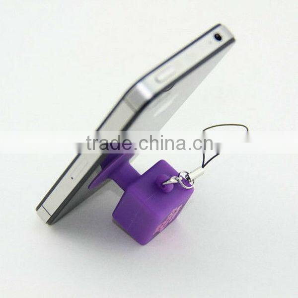 Brand new silicone mobile phone holder for car/funny cell phone holder for desk/mobile phone display holder