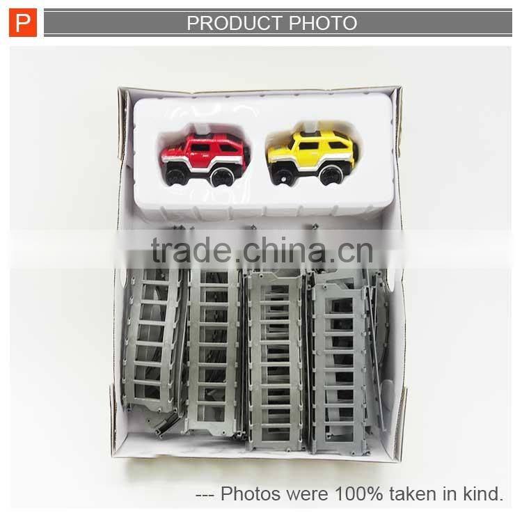 Amazing electric railway slot speed car track toy
