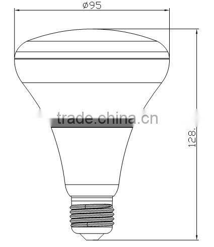 Singapore,12*1W BR30 Directional LED Spotlight Lamp with ETL approval,Philps SMD3030,Brightness Dim,LED Spotlight,3YearsWarranty