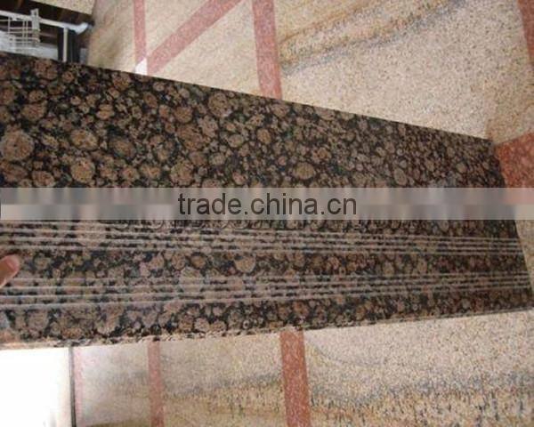 Chinese Natural Polished White Granite Stair