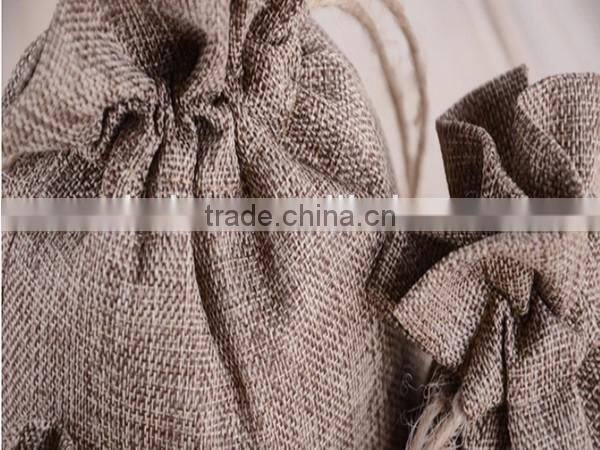 Alibaba express alibaba supplier wholesale cotton linen drawstring bag
