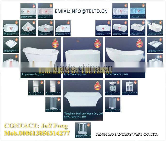 2013 Euro Style Bathroom Vanities and Sinks tb-8037 single bathroom cabinet with mirrored cabinet