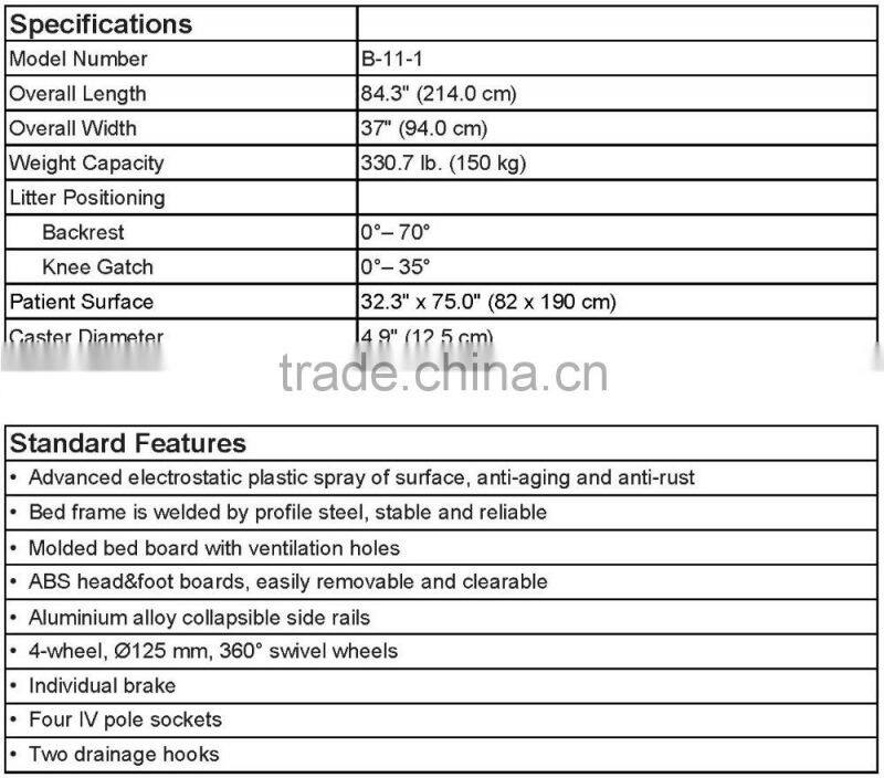 Top selling products 2016 cheap cheap hospital beds for sale