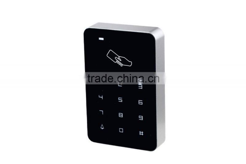 Touch keypad standalone single door Access Controller, Door Access Control with card Reader