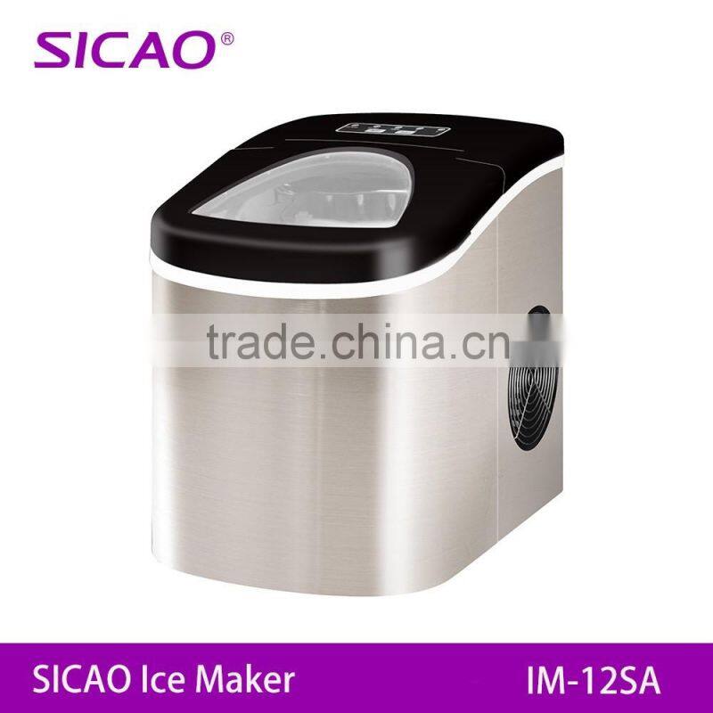 compressor portable pellet ice maker machine for home