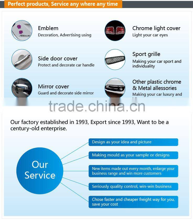 auto parts vw golf car chrome front grille