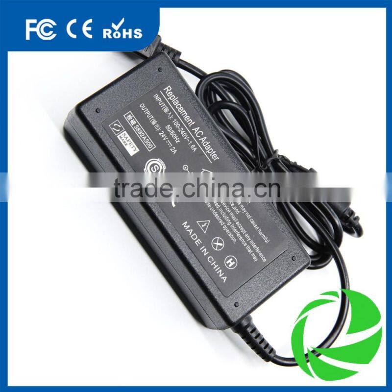 CE ROHS fcc approved 72W power adapter single output switching power supply 24v 3a smart power adapter supply