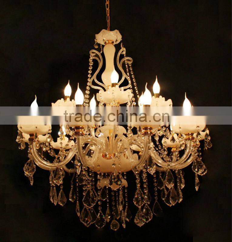 Grand crystal lamp shade