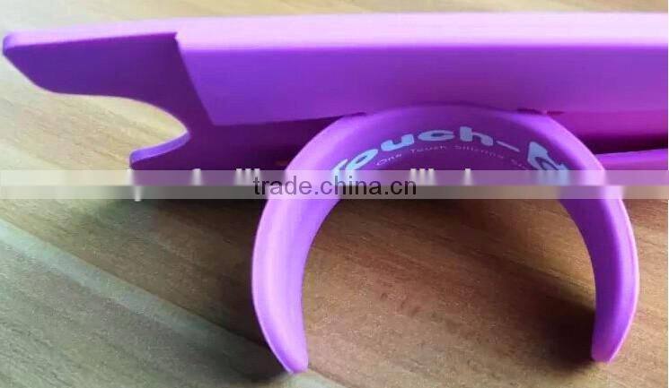 newest factory touch-c sticker silicone mobile phone stand
