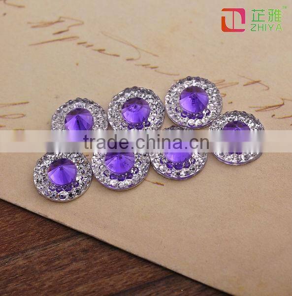 2014 fashion resin rhinestone beads jewelry accessory
