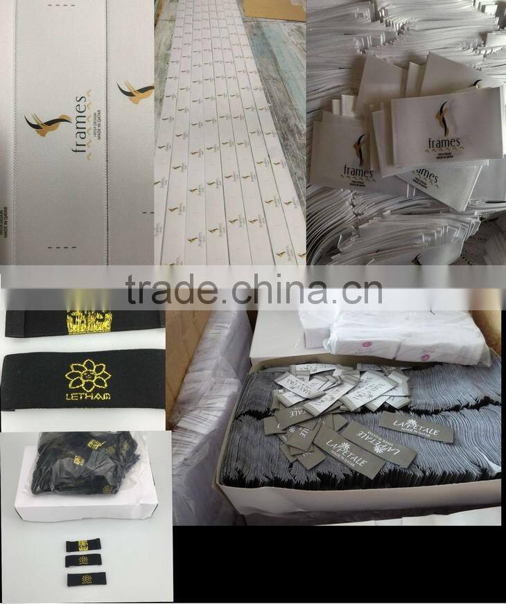 wholesale fashion cheap price customized garment clothing woven labels