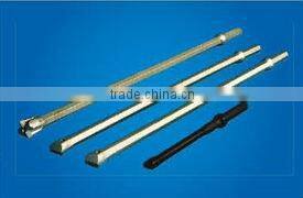 Small aperture rock drilling tools