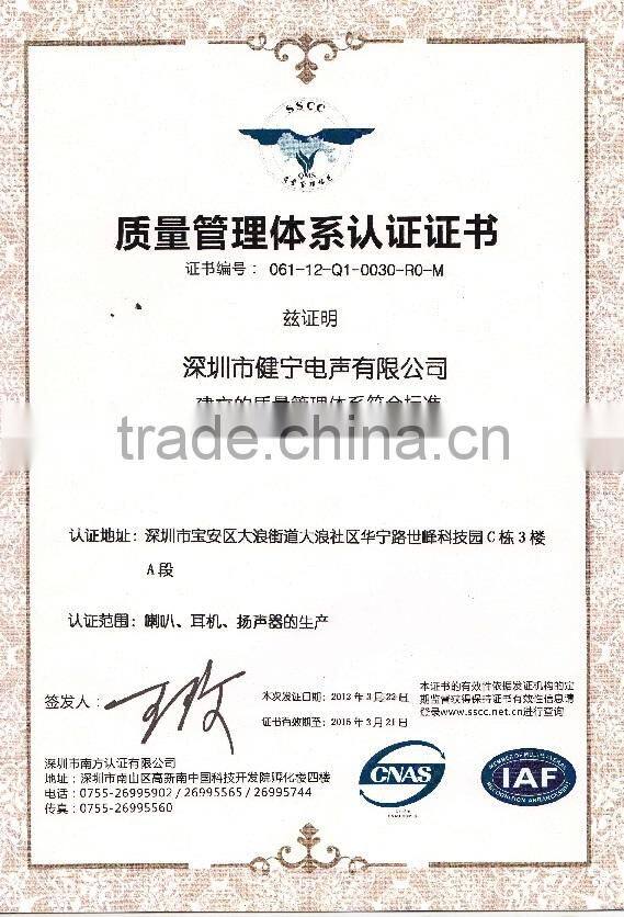 Certificated foldable bluetooth stereo headphone