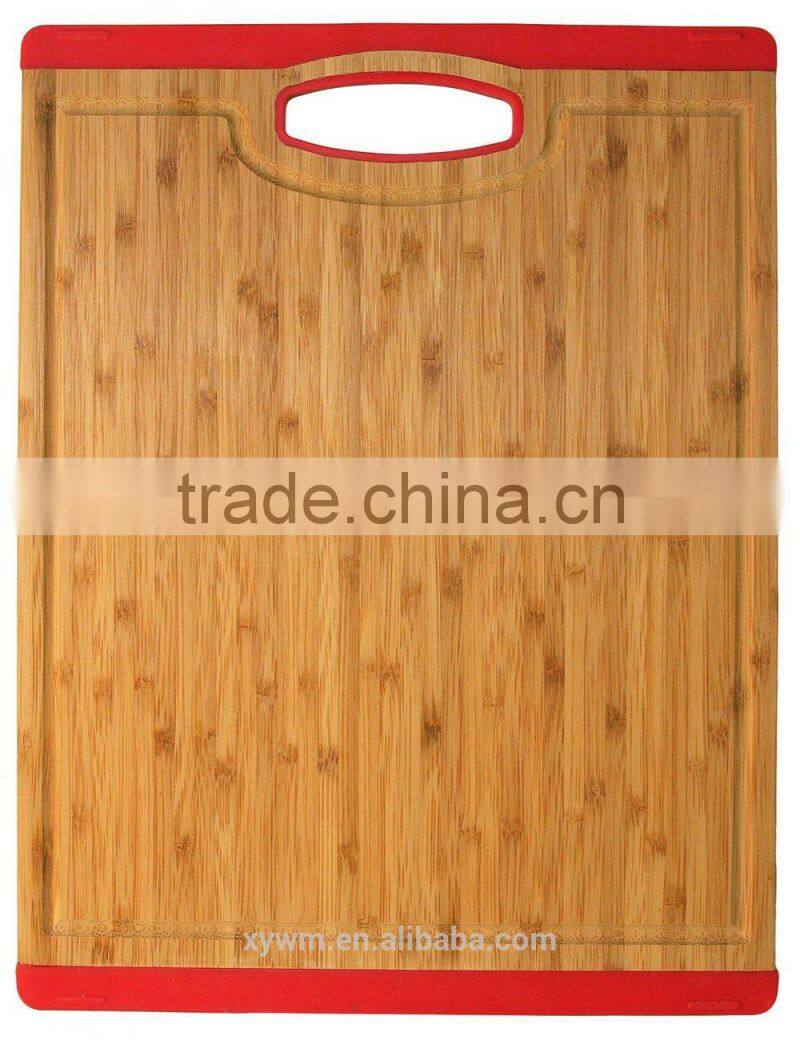 15 inch MoSo Bamboo silicone Colors Cutting Board