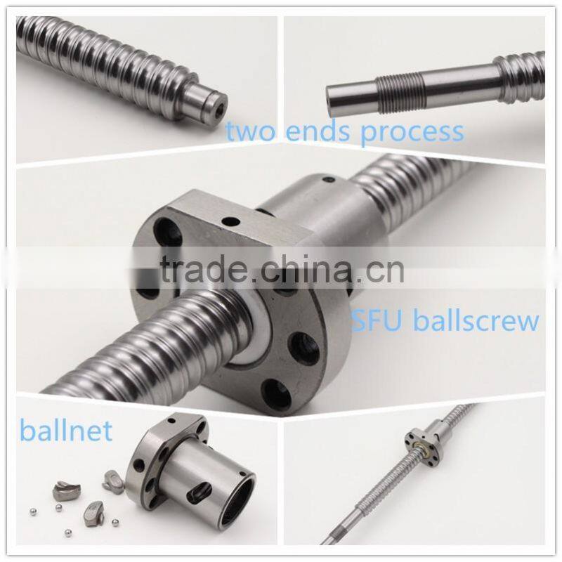 rolled ballscrews pair sfu2005 1350mm ball screw steer