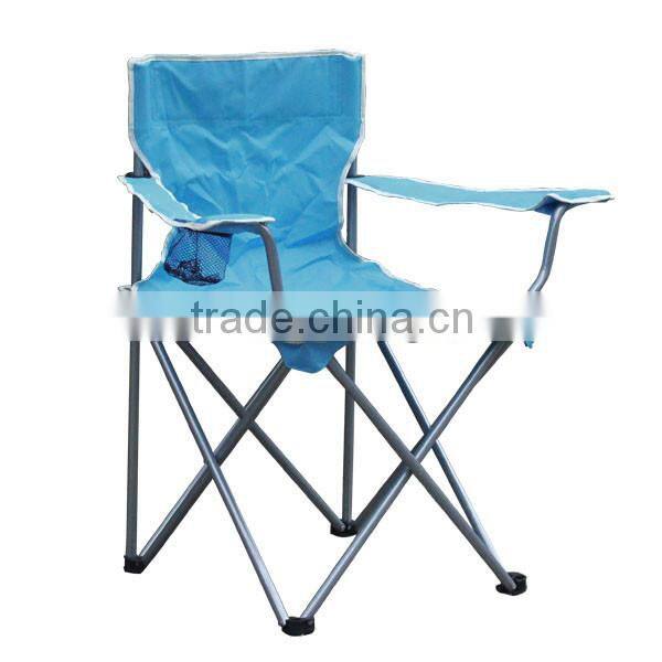Blue camping chair steel tube
