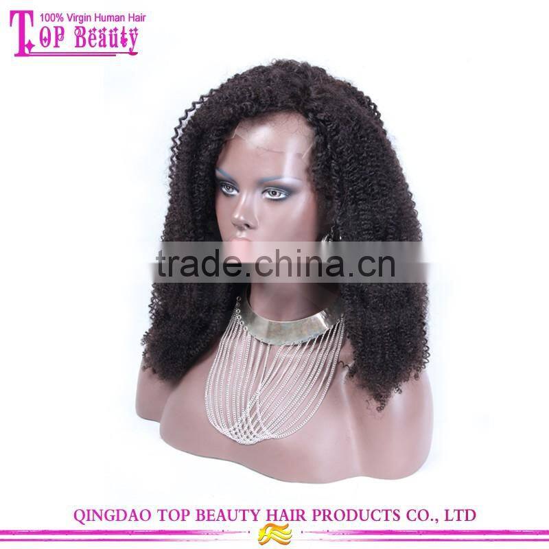 Great Reputation Natural Colour 180% Density Brazilian Thick Human Hair Side Part Lace Front Wig
