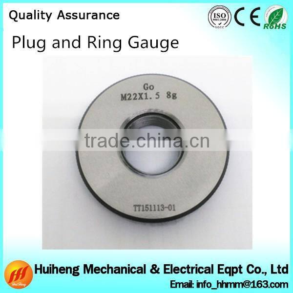 Thread ring gauge measuring gauge tapered