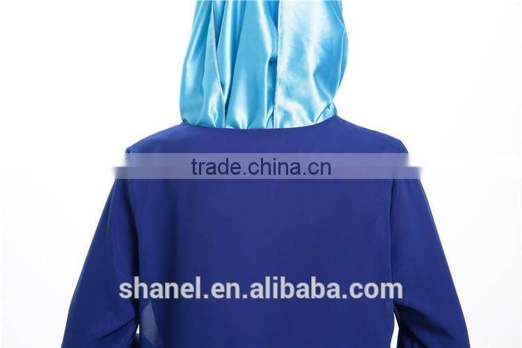 latest design muslim women long tops blouse islamic clothing Malaysia chiffon tops