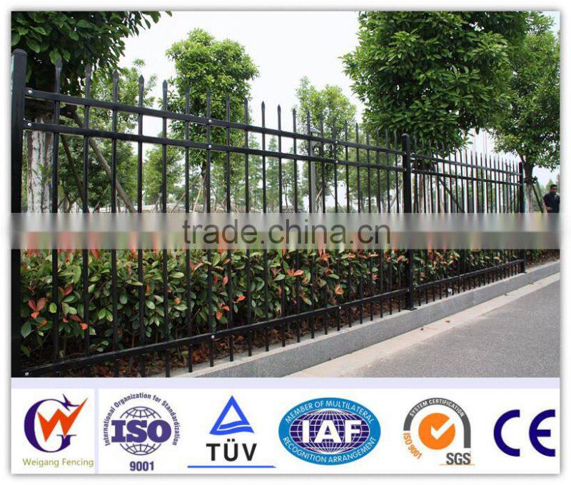 Steel decorative powder coating old fence