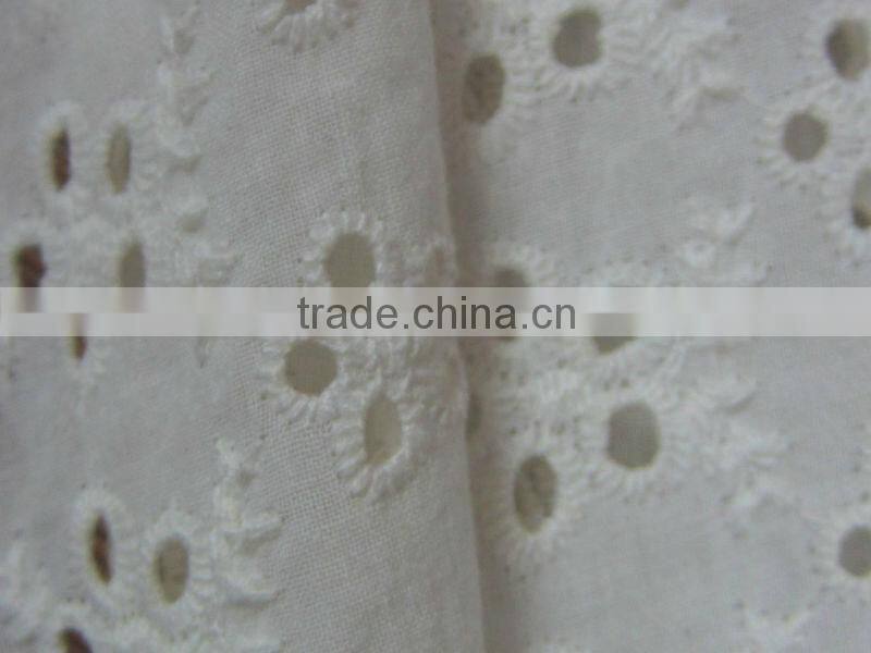 100% cotton embroidery fabric