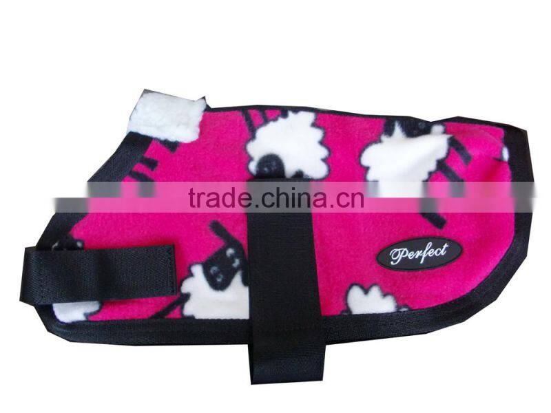 Hot new fleece dog coat, pets supplies dog for 2016