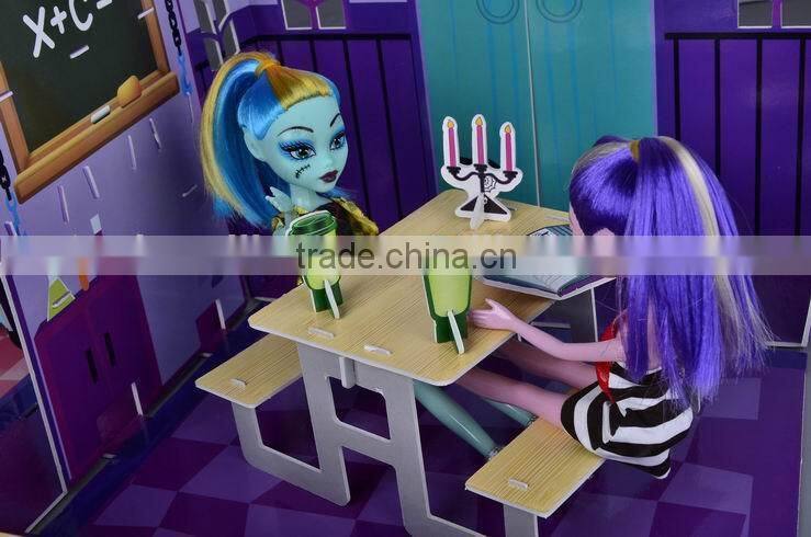 Russian 3D Puzzle child toys 3D DIY house