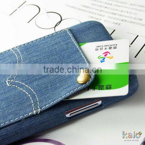 Denim Card Case for Note 2 smart phone